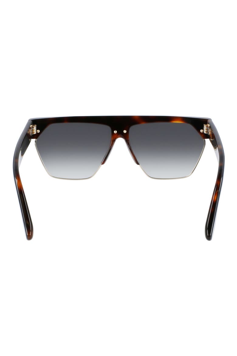 62mm Gradient Sunglasses, Alternate, color, BLACK/ TORTOISE