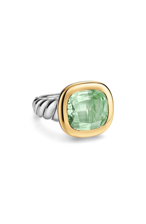 Mercer Gemstone, 14K Gold & Sterling Silver Ring