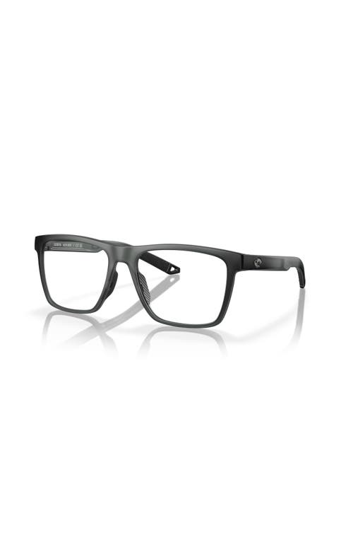 Costa 56mm Rectangle Optical Glasses In Brown