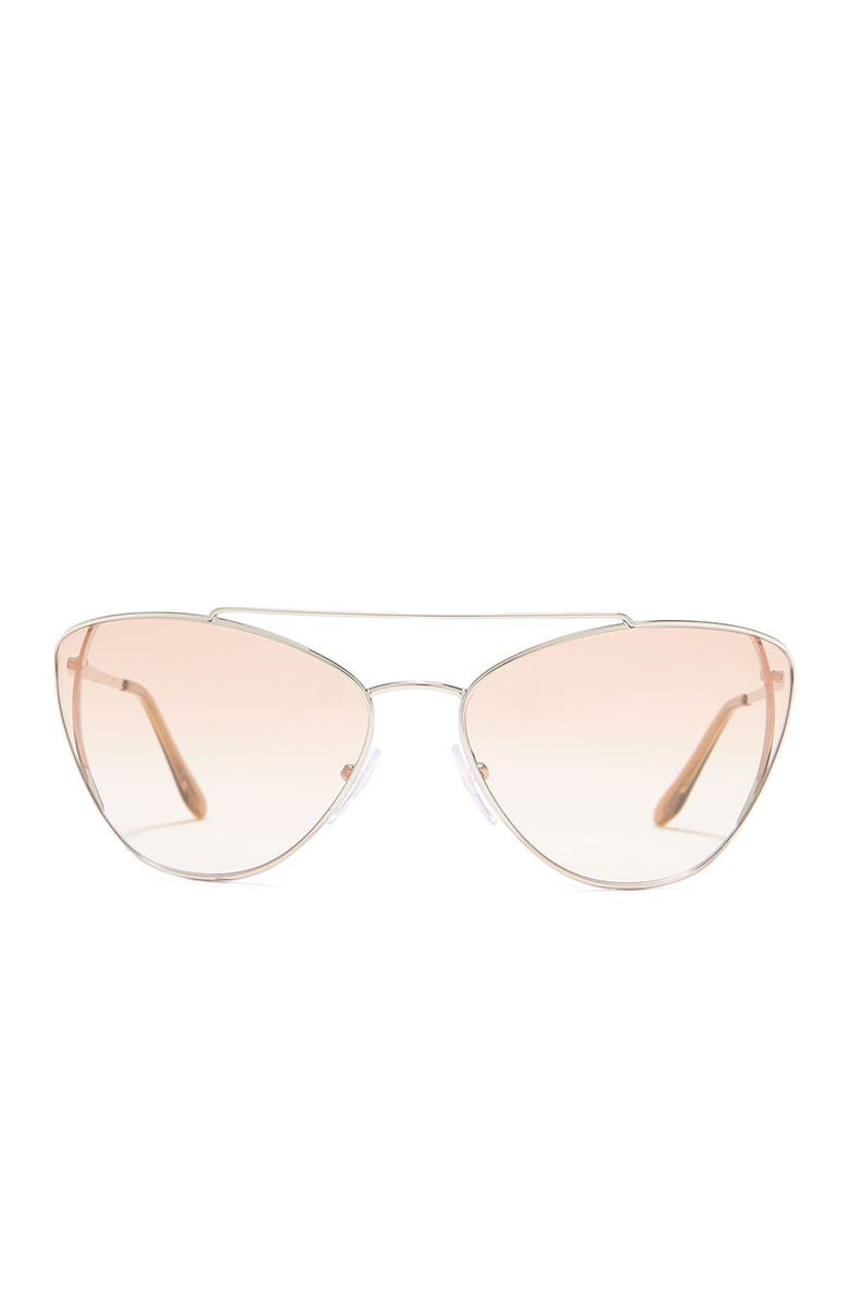 Prada 68mm Cat Eye Sunglasses, Alternate, color,