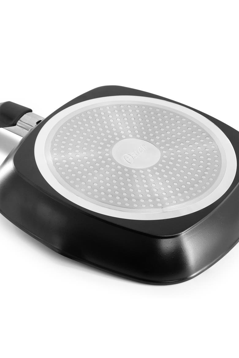 Connelly 10 Inch Nonstick Aluminum Grill Pan, Alternate, color, Black