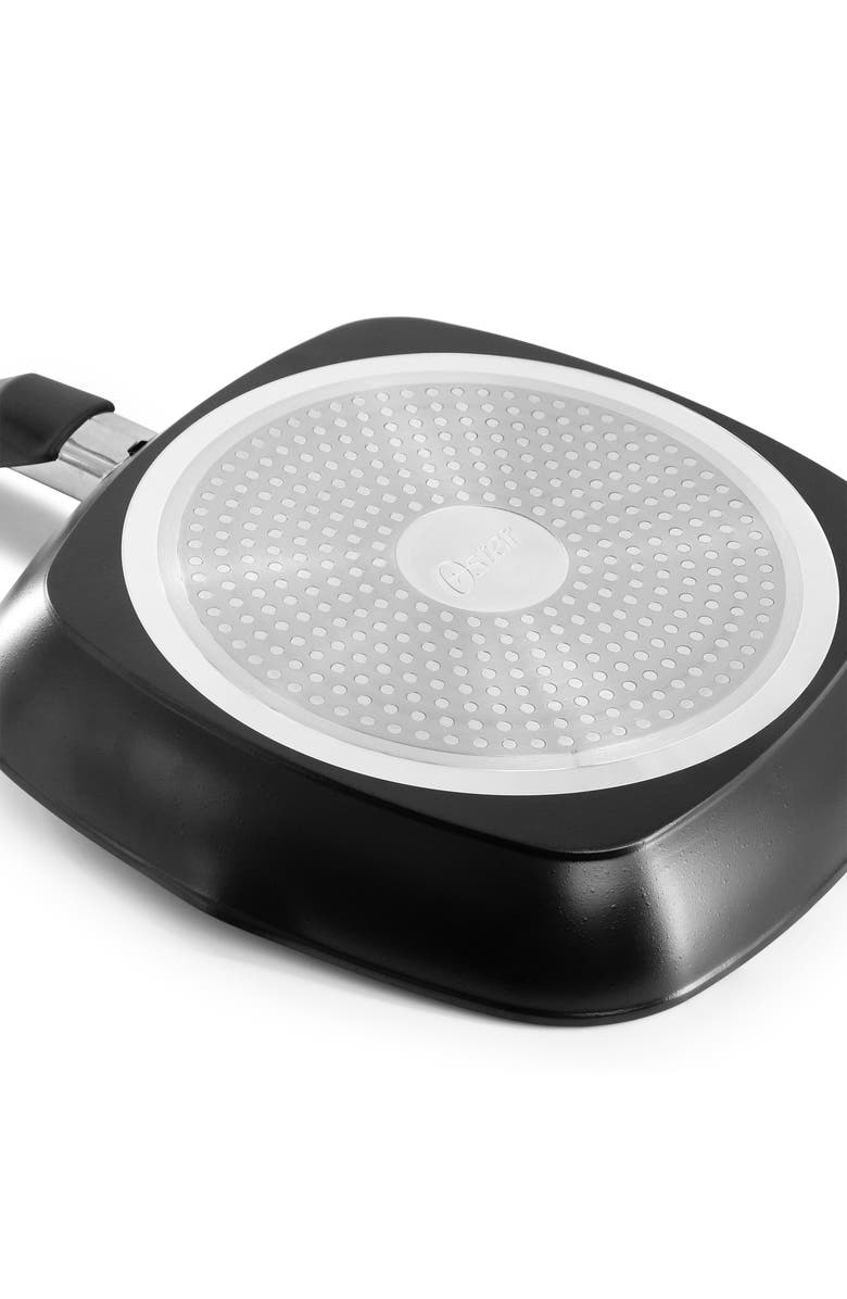 OSTER Connelly 10 Inch Nonstick Aluminum Grill Pan, Alternate, color, Black