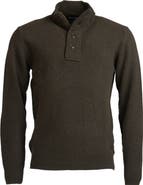 Barbour Patch Wool Quarter Zip Pullover
