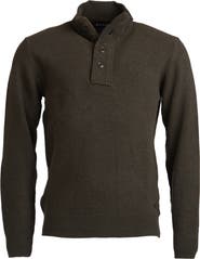 Barbour Patch Wool Quarter Zip Pullover