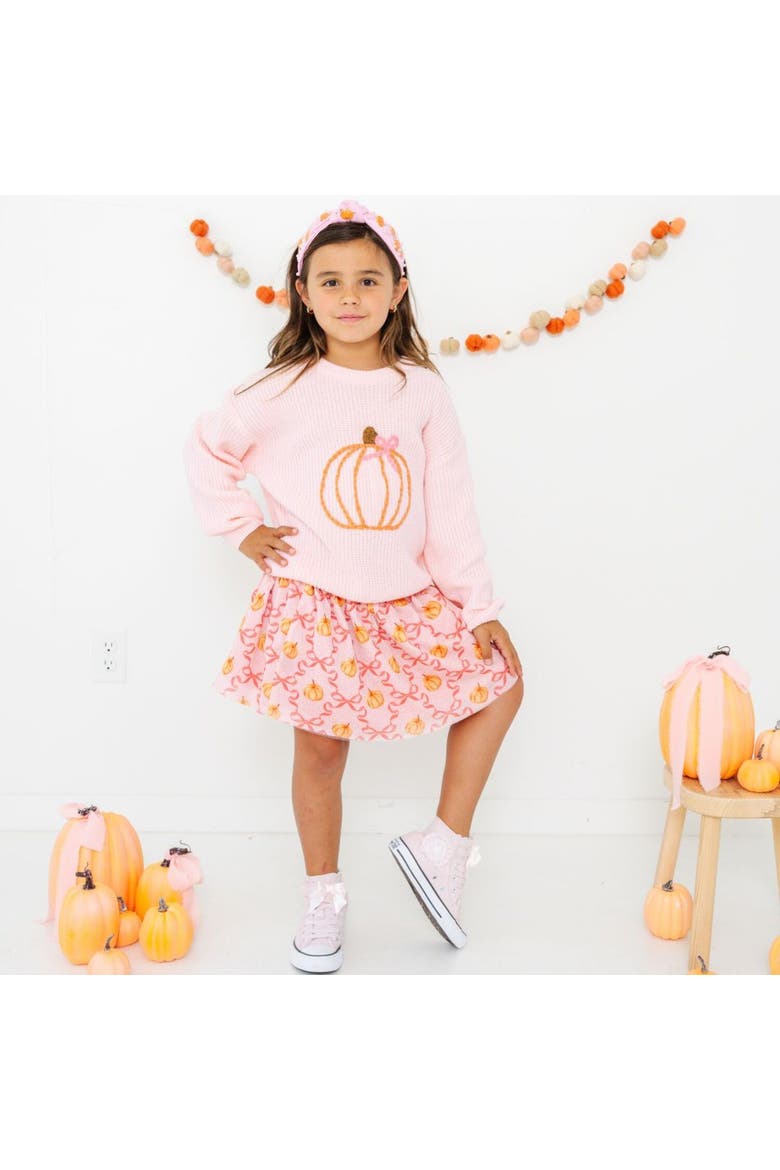 Pumpkin Trellis Tutu, Alternate, color, Pink