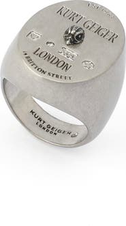 Kurt Geiger London Eagle Logo Signet Ring