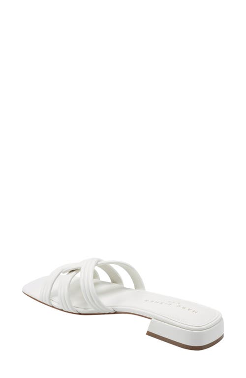 Marc Fisher Ltd Women's Casara Slip-on Square Toe Dress Sandals In Ivory 150
