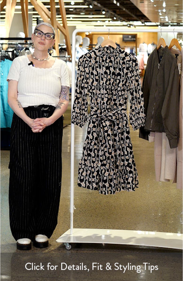 Sea Lily Tiered Cotton Dress, sales video thumbnail