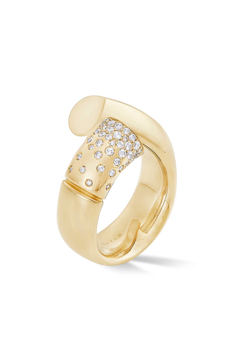 TABAYER Oera Pavé Diamond Ring, Main, color, Yellow Gold