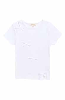 Jessica Simpson Kids' Bow Rib Knit T-Shirt