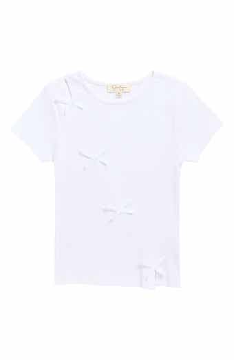 Jessica Simpson Kids' Bow Rib Knit T-Shirt