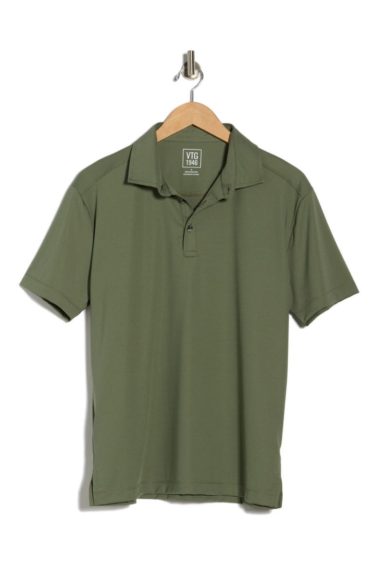 Hybrid Stretch Polo, Alternate, color, FROSTY GREEN