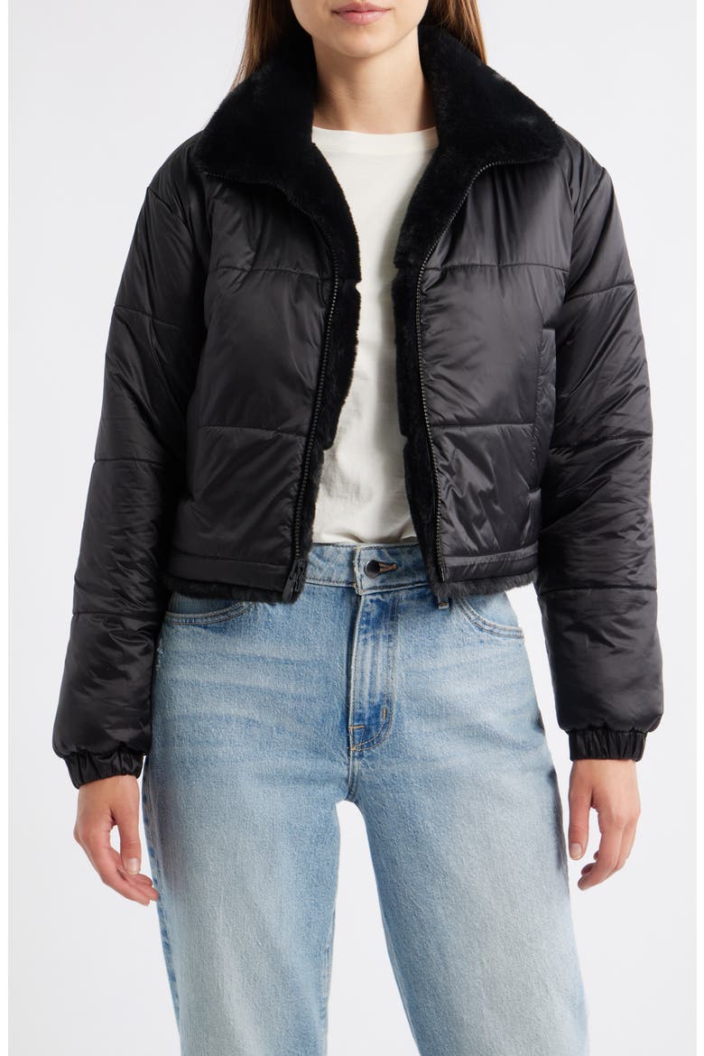 Yuki Reversible Jacket, Alternate, color, BLACK