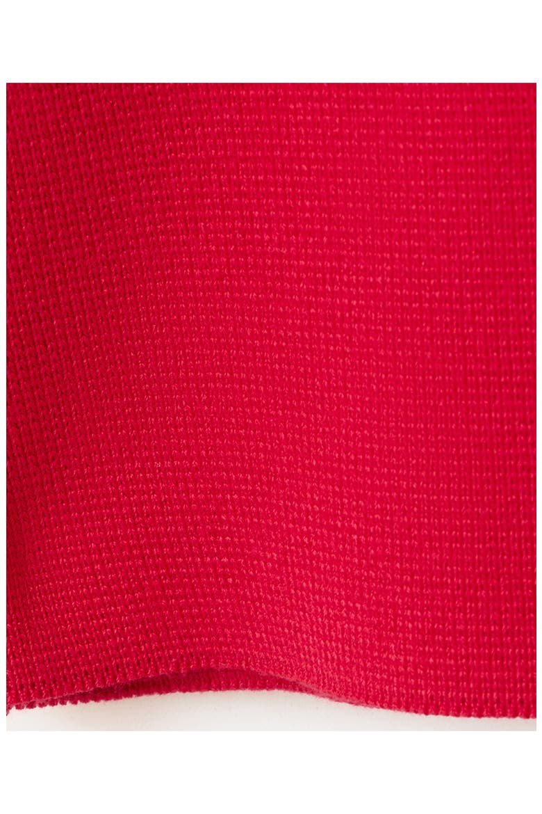 Short Sleeve Knit Sweater, Alternate, color, RED
