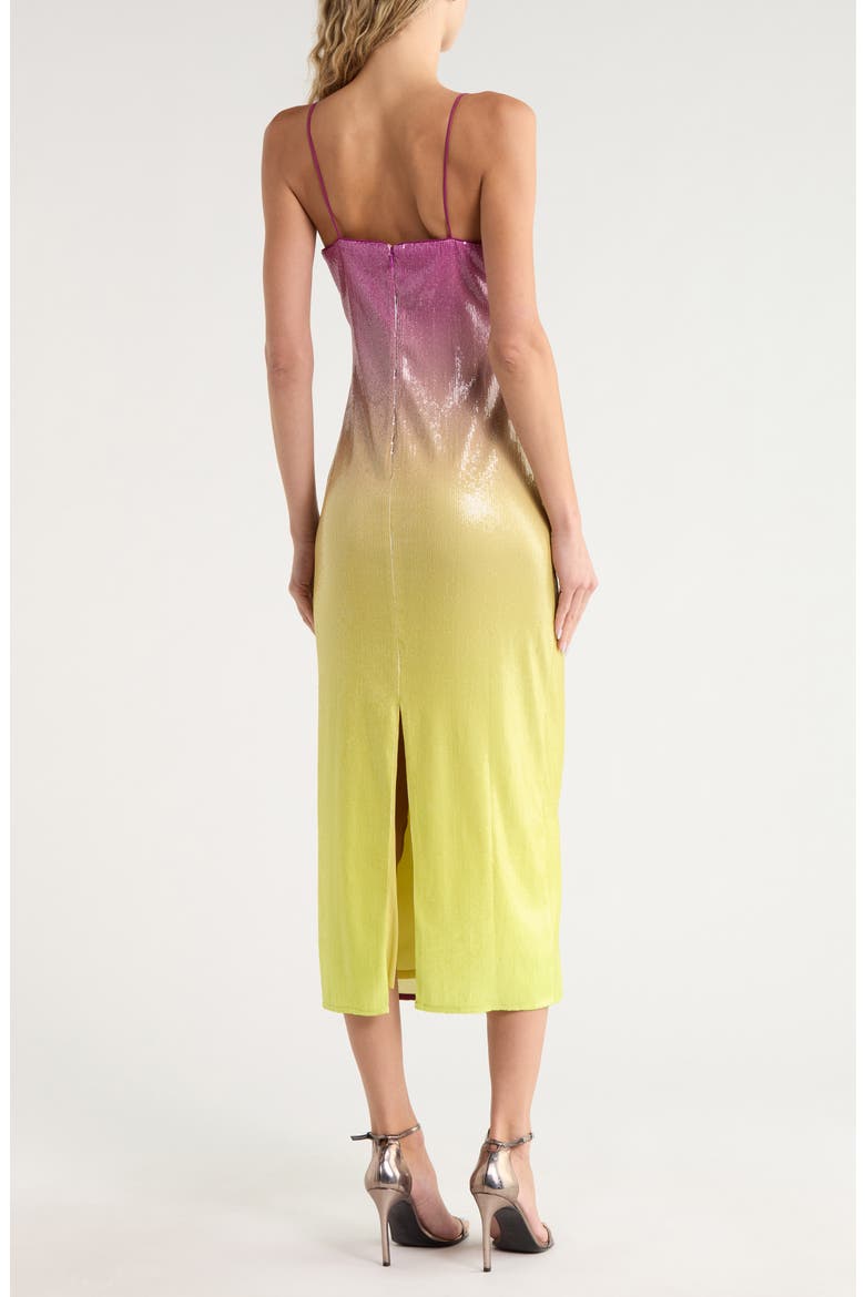 Alessa Ombre Sequin Slipdress, Alternate, color, NEW DAWN OMBRE