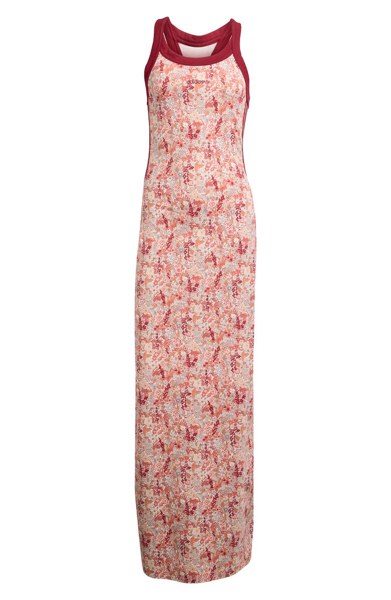 adidas Originals x Liberty London Racerback Maxi Dress, Alternate, color, 