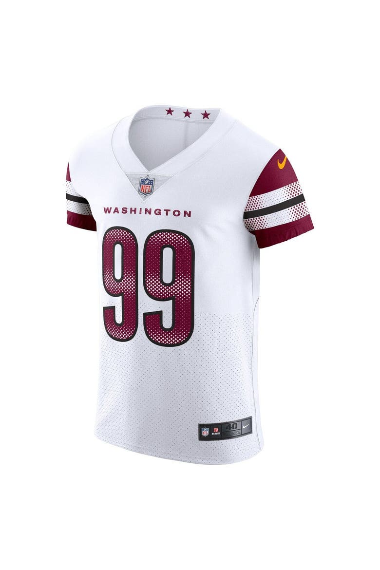 Men's Nike Chase Young White Washington Commanders Vapor Elite Jersey, Alternate, color, White