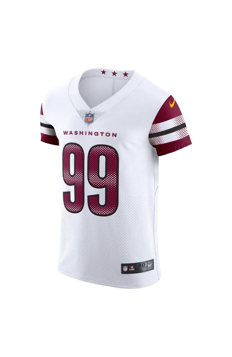Nike Men's Nike Chase Young White Washington Commanders Vapor Elite Jersey, Alternate, color, 