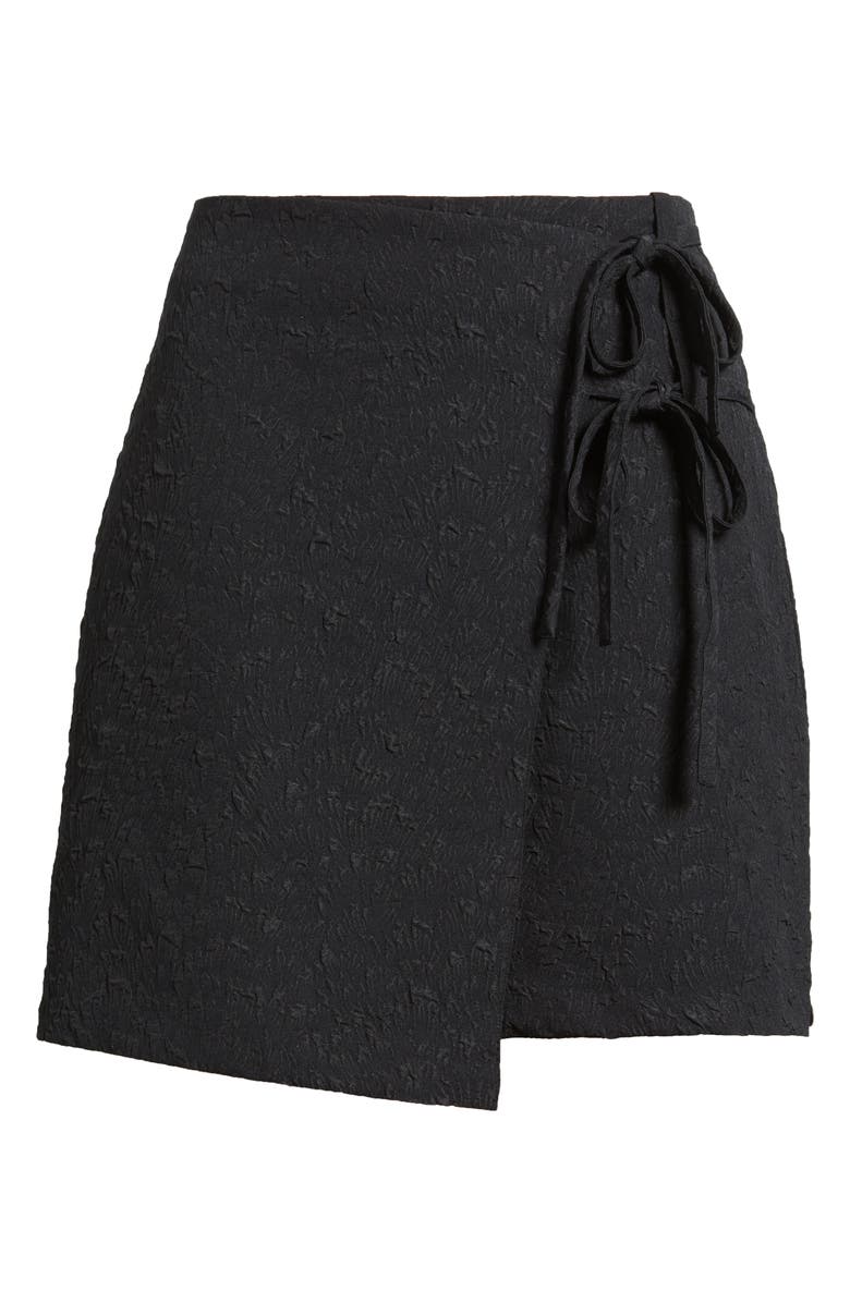 Scotch & Soda Tie Wrap Miniskirt, Alternate, color, Meteorite