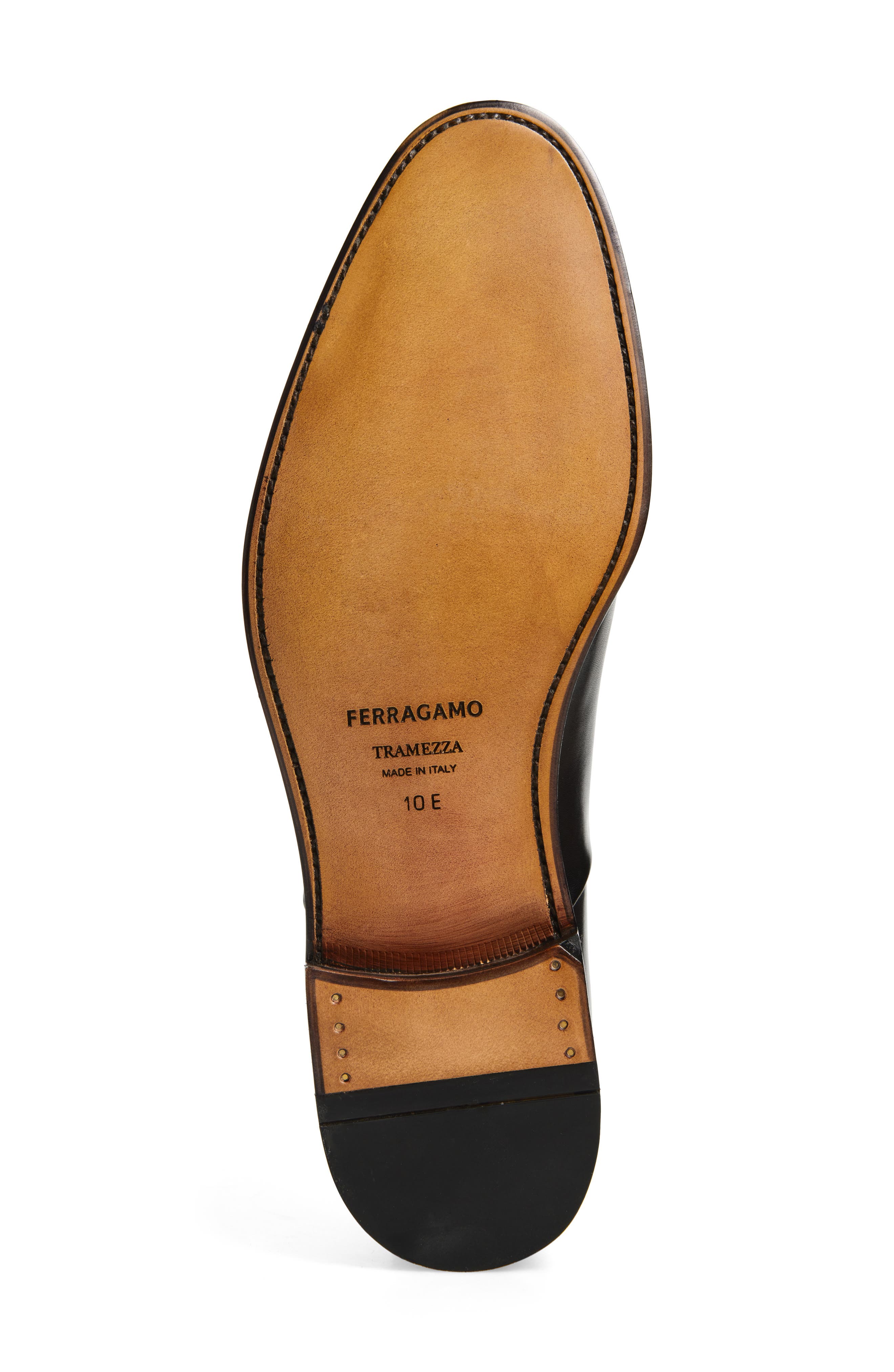 FERRAGAMO Albert Cap Toe Oxford, Alternate, color, Nero