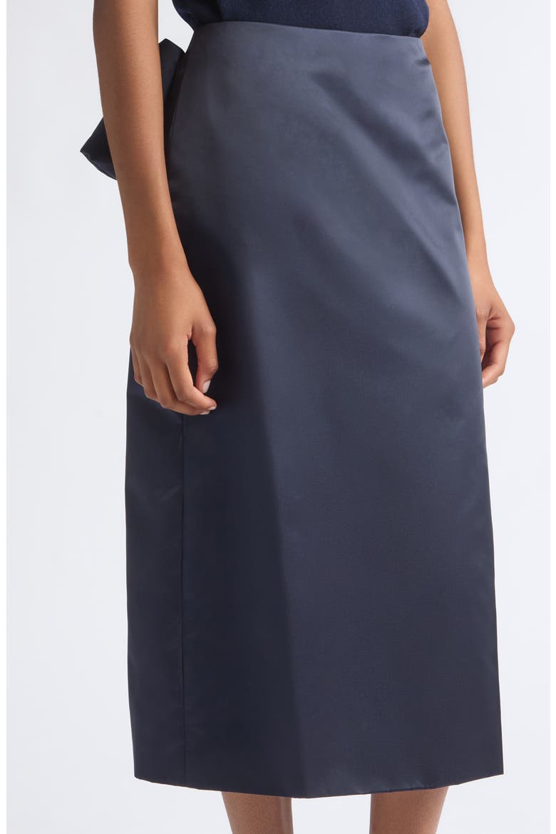 Enoki Midi Skirt, Alternate, color, NAVY