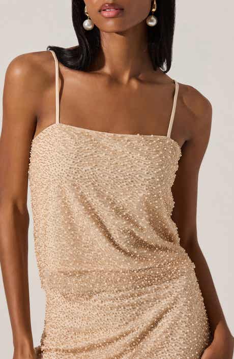Messina Imitation Pearl Camisole