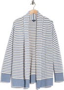 Splendid Stripe Open Front Cardigan