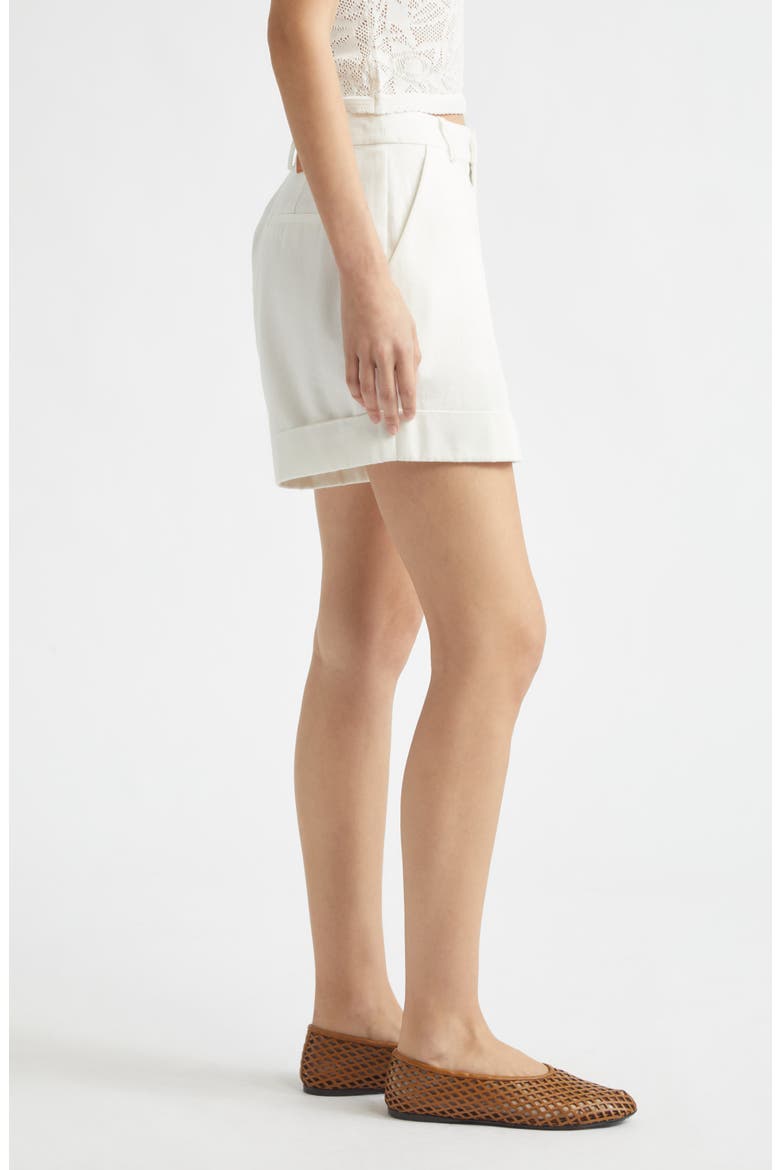 Nara Cuffed Shorts, Alternate, color, OPTIC
