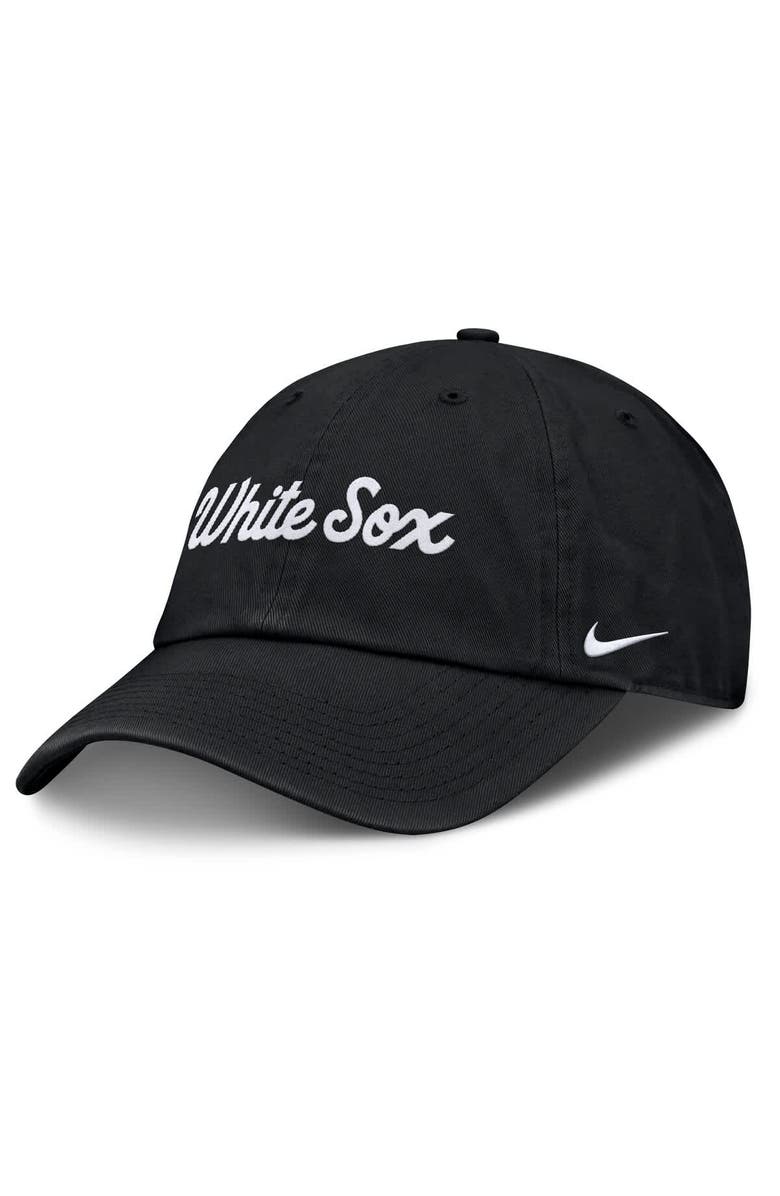 Nike Men's Nike Black Chicago White Sox Club Adjustable Hat, Main, color, Black