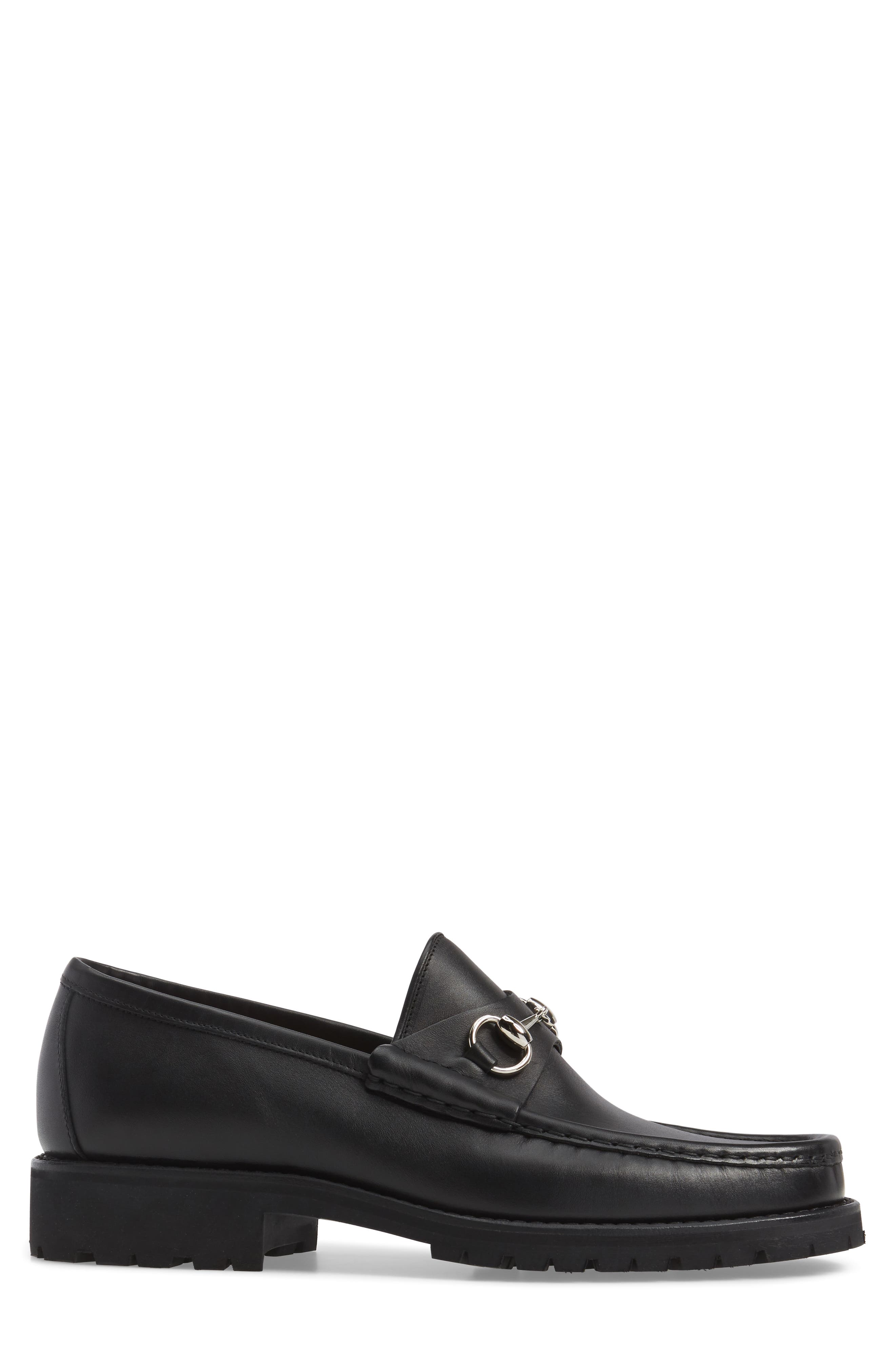 Gucci Classic Bit Lug Sole Loafer, Alternate, color, 