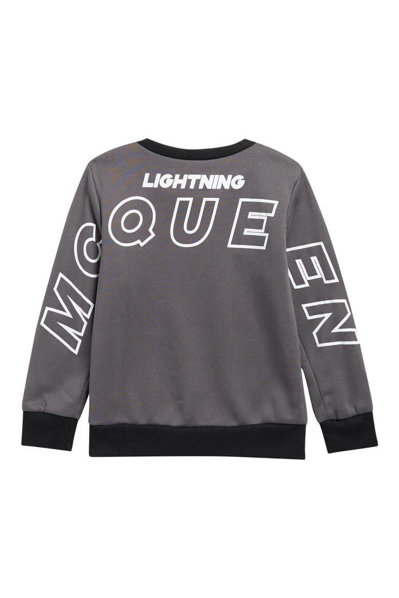 Kids' Cars Crewneck Sweatshirt and Joggers Set, Alternate, color, GREY