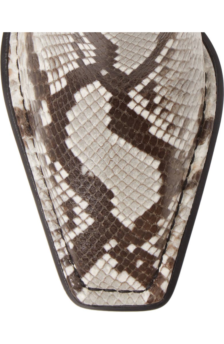 Alexander Wang Parker Python Embossed Logo Heel Boot, Alternate, color,