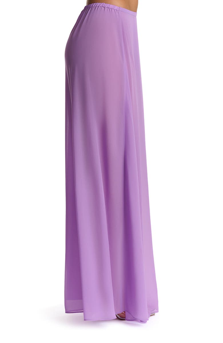 Naked Wardrobe Chiffon A-Line Maxi Skirt, Alternate, color, Violet