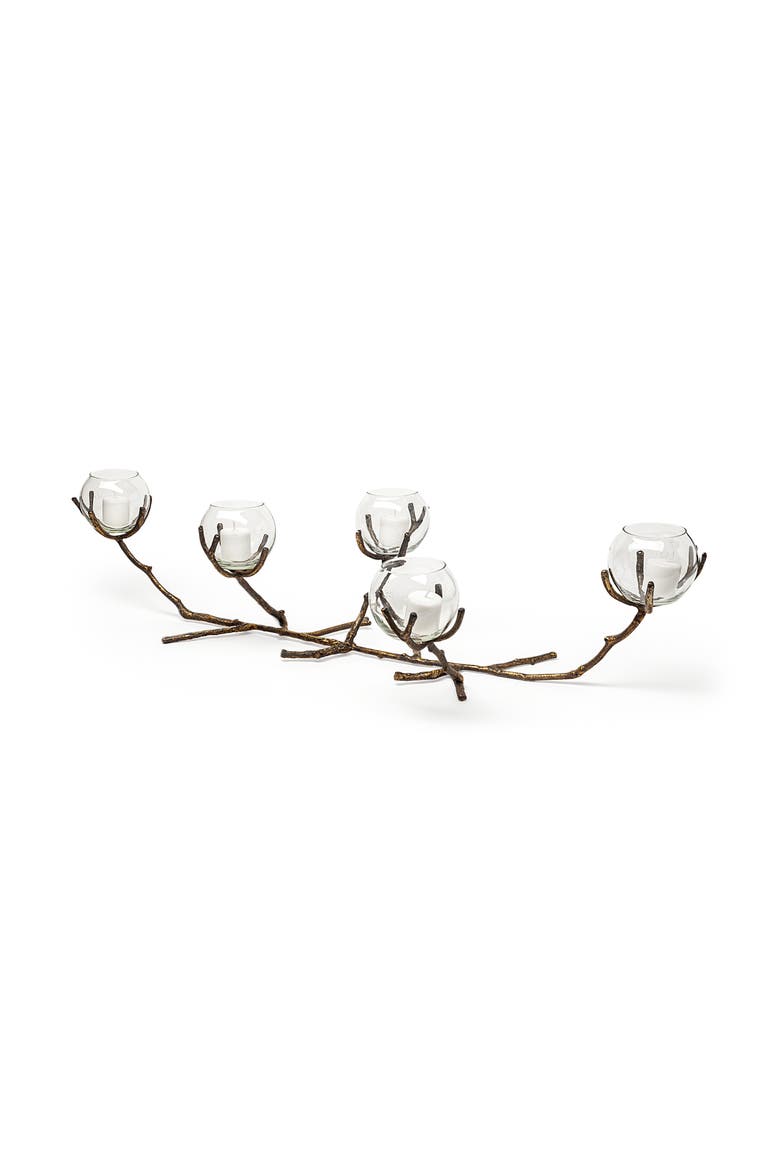 Vine Candle Table Candle Holder, Main, color, Brown