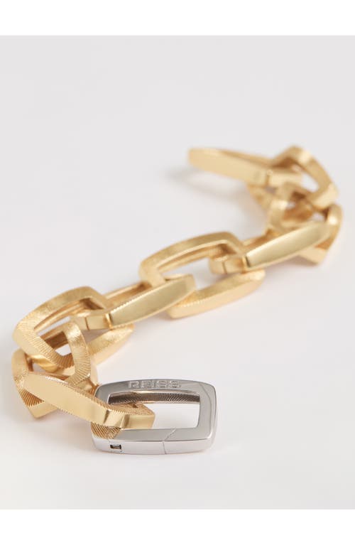 Reiss Gia Graphic Bracelet In Gold