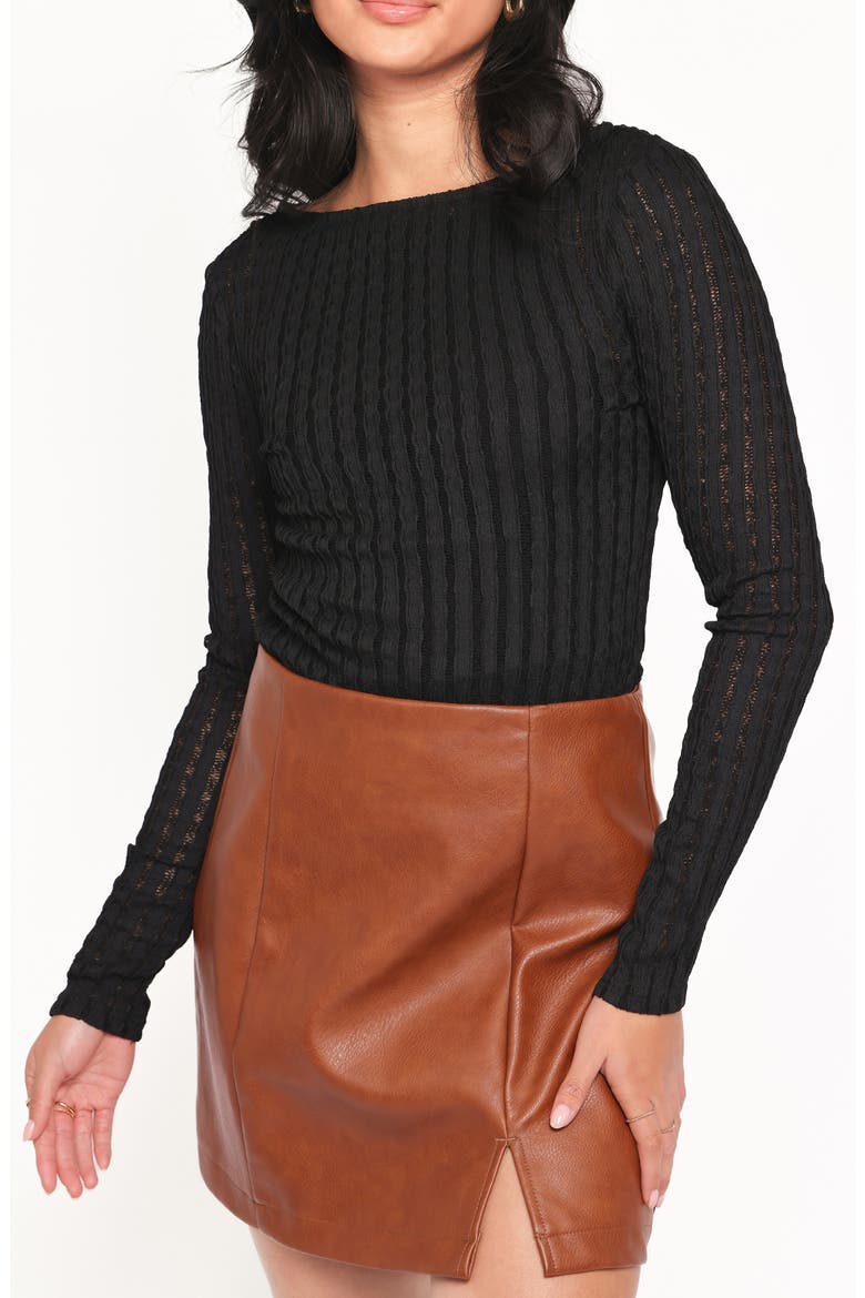 Bellatrix Knit Shirt, Main, color, BLACK