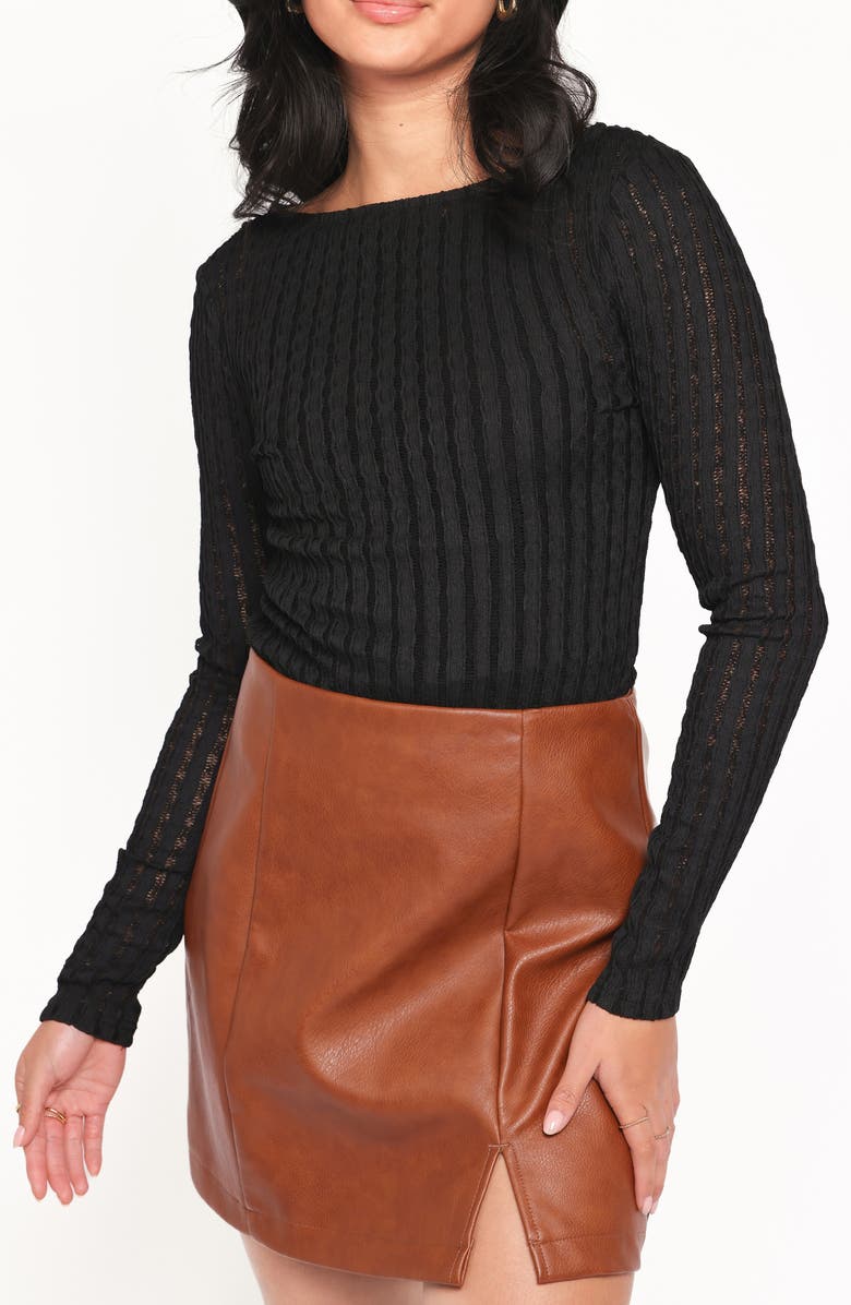 Petal & Pup Bellatrix Knit Shirt, Main, color, Black