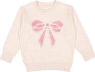 Sweet Wink Pearl Bow Patch Sweatshirt