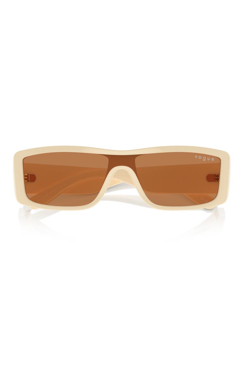 22mm Rectangular Sunglasses, Alternate, color, MILK