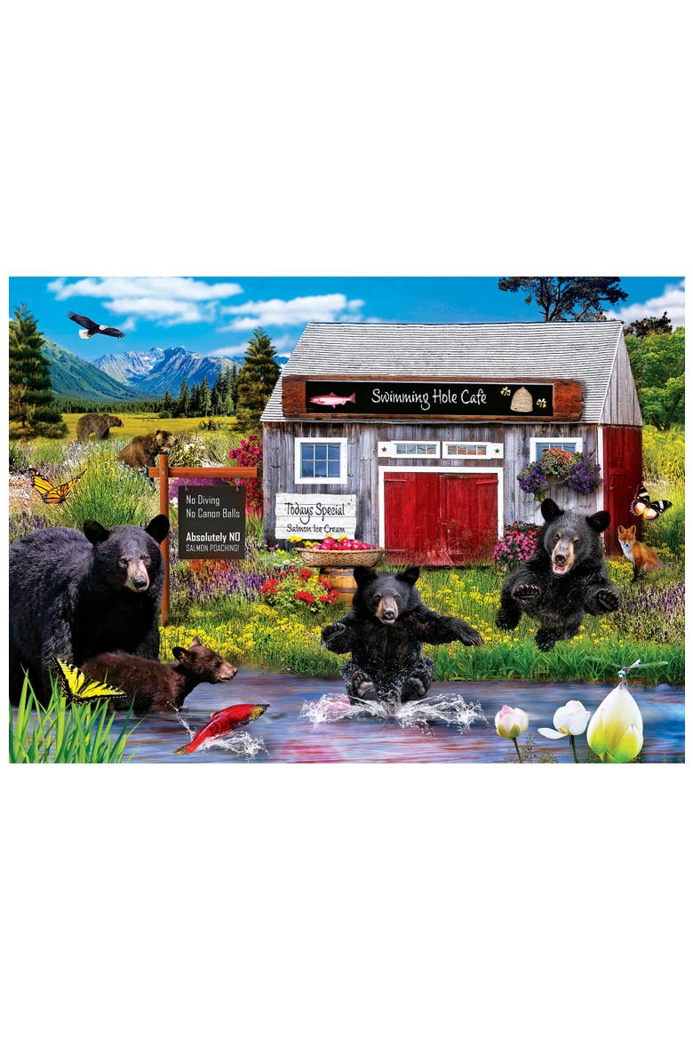 Swimming Hole 1000 Piece Jigsaw Puzzle, Alternate, color, Multicolor
