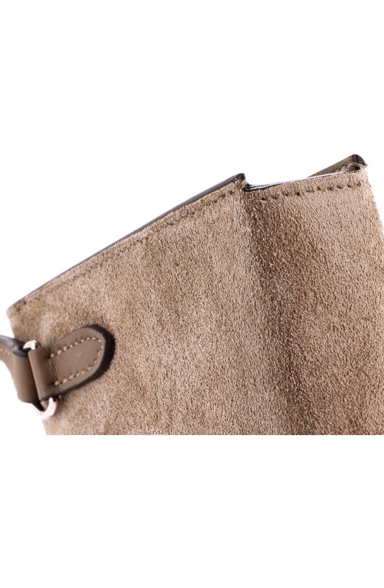 Pre-Owned Hermes Hermesnap Wallet Bag Grizzly and Swift, Alternate, color, Etoupe