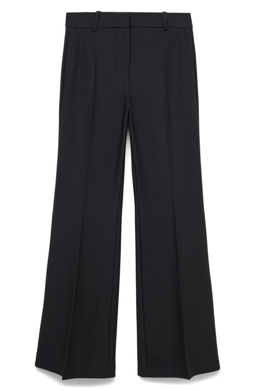 Shop Mango Flare Pants In Black