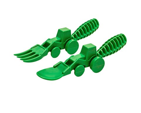 Set of 2 Tractor Utensils for Kids and Toddlers, 1 Pack