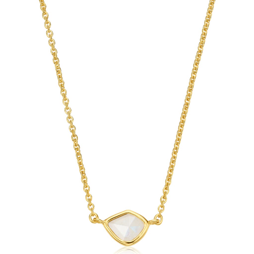 Monica Vinader Siren Mini Nugget Pendant Necklace In Gold