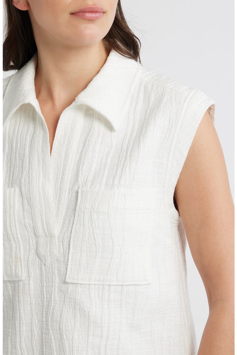 Daratela Sleeveless Shift Dress, Alternate, color, WHITE