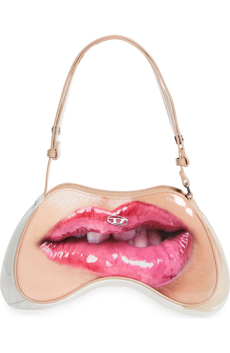 DIESEL<sup>®</sup> Play Lips Shoulder Bag, Main, color,