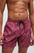 BOSS Reel Abstract Swim Trunks