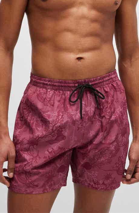 BOSS Reel Abstract Swim Trunks