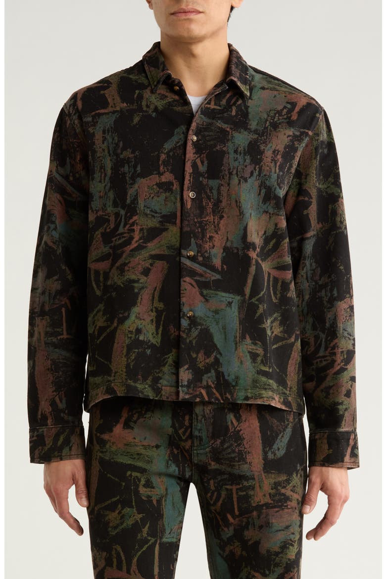 Artist Jean Jacket, Alternate, color, BLACK