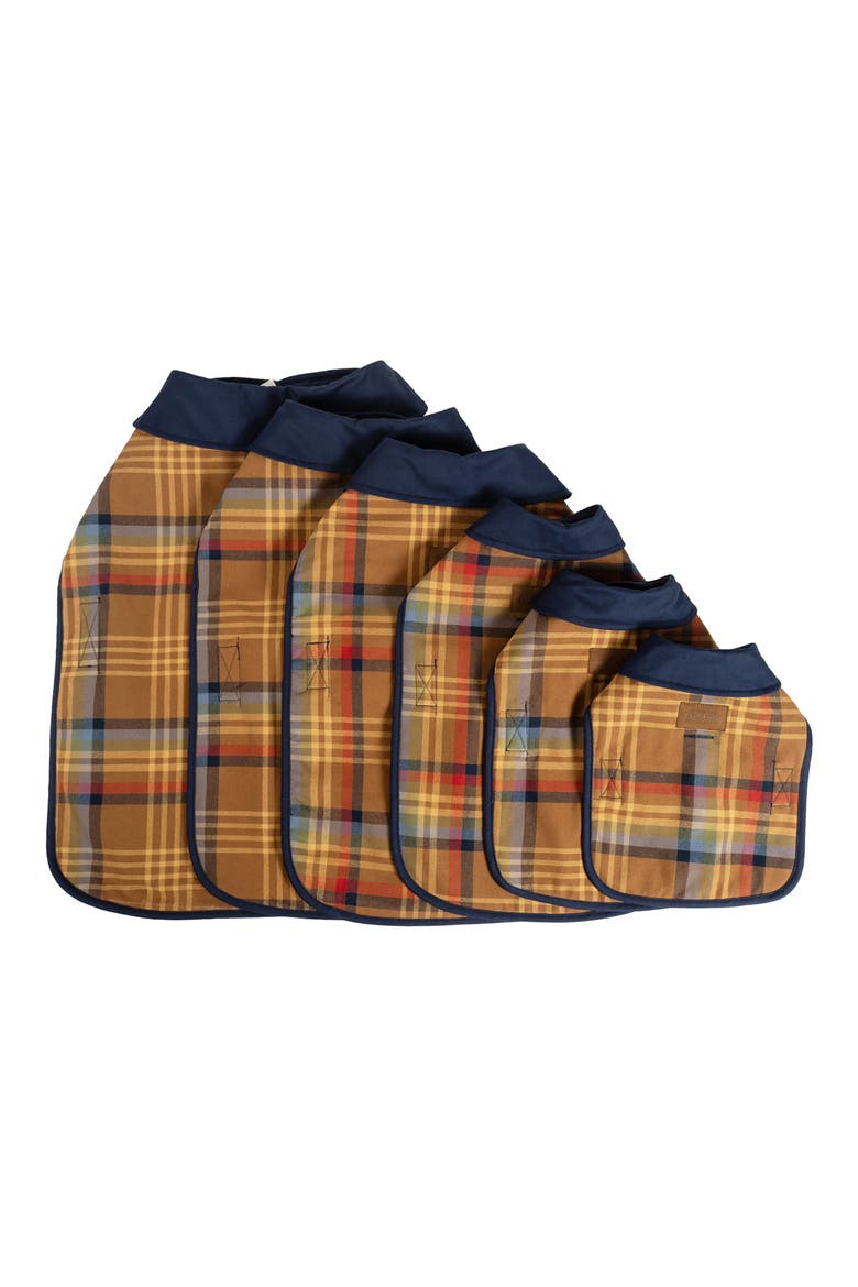 Plaid Dog Coat, Alternate, color, DESERT PLAID
